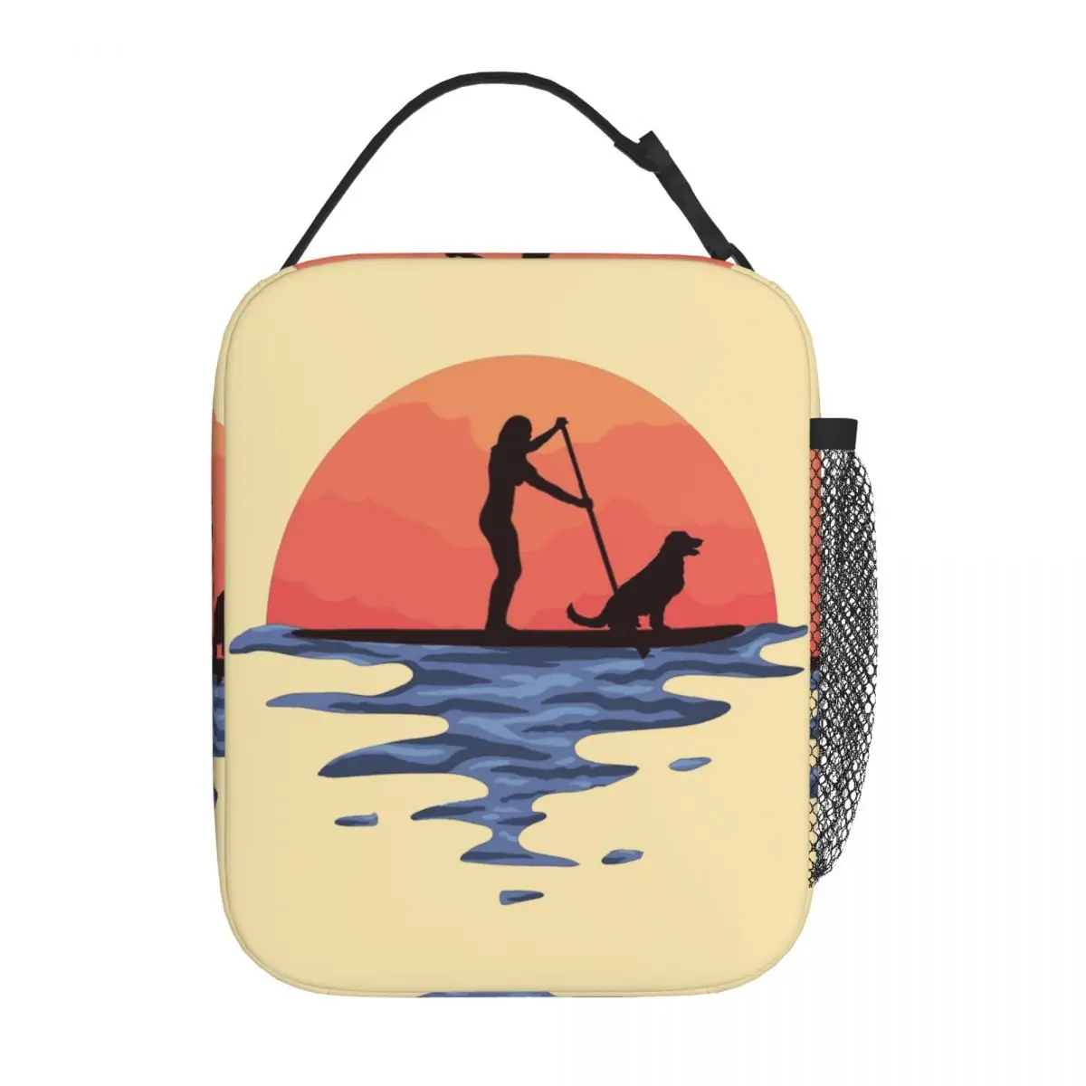 

Sunset Stand Up Paddle Accessories Insulated Lunch Tote Bag Sea Paddleboarding Paddling Food Box Thermal Cooler Lunch Boxes