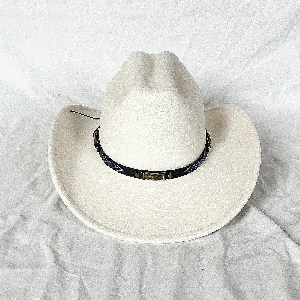 Fedora hat accessories, cow belt, men's and women's straw hat, cowboy hat accessories ковбойская шляпа cowboy hats women