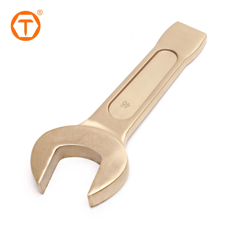 

Non Sparking 36mm 46mm Slogging Wrench Non-sparking Tools Striking Single Open End Spanner