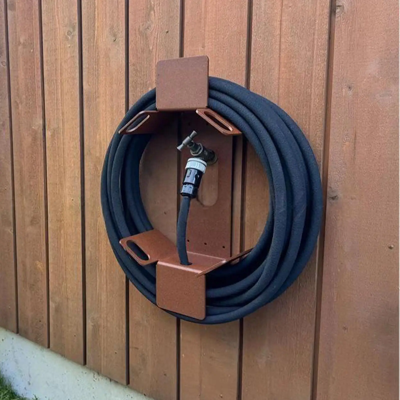 Detachable Garden Hose Holder Wall Mount Storage Rack for Garden Hoses Watering Tools and Outdoor Gardening Equipment