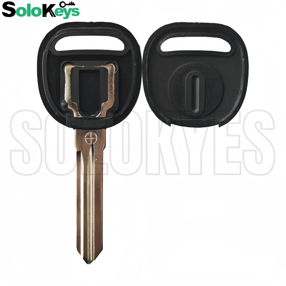 10 ピース/ロット SOLOKEYS シボレー GMC 車ホルダーチップ中空ノーカットブレード交換トランスポンダーキーシェル