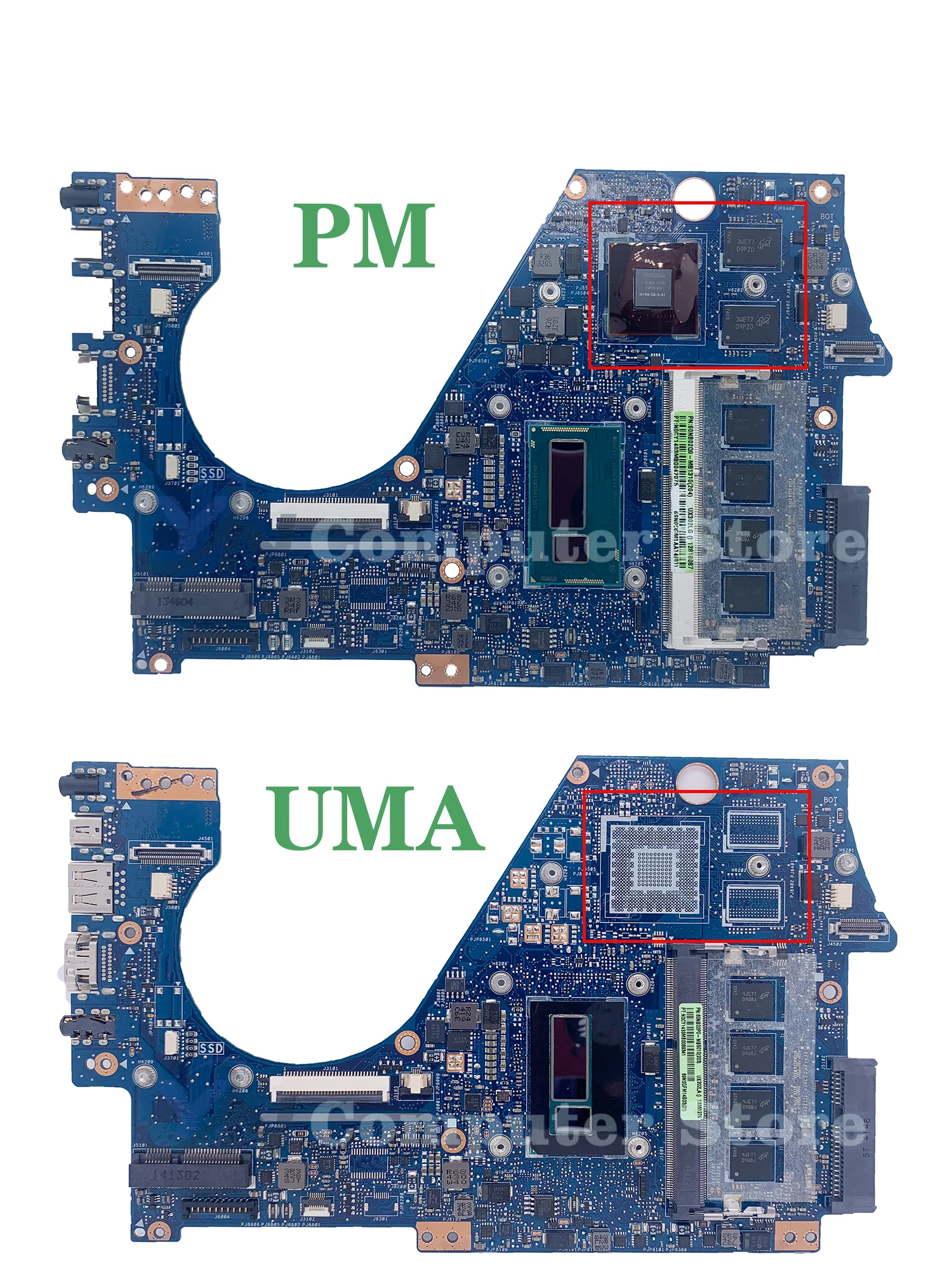 UX302LA Mainboard For ASUS Zenbook UX302L UX302 UX302LG Laptop Motherboard Main Board i3 i5 i7 CPU 4G-RAM GT730M/UMA 100% Test