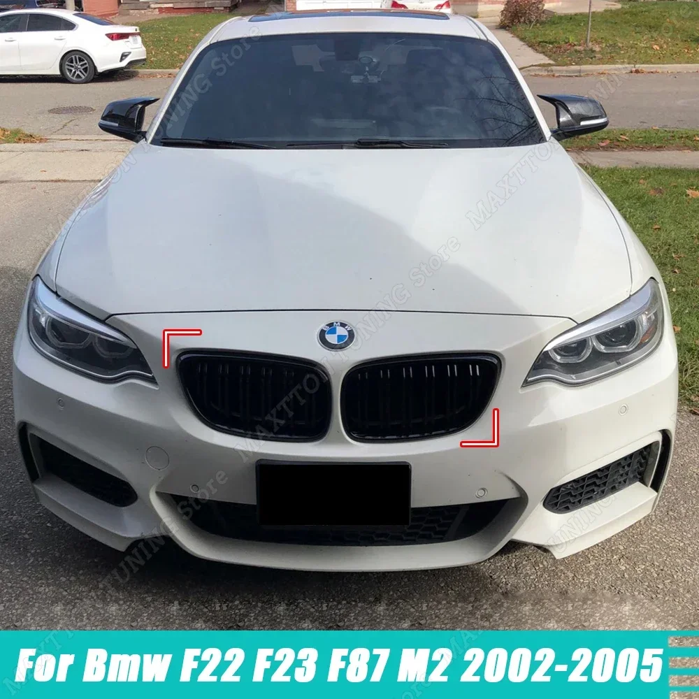

Автомобильный передний бампер, решетка для почек для Bmw 2 серии F22 F23 218i 218d 220i 220d 225d M235i F87 M2, запасная часть с двойной линией решетки