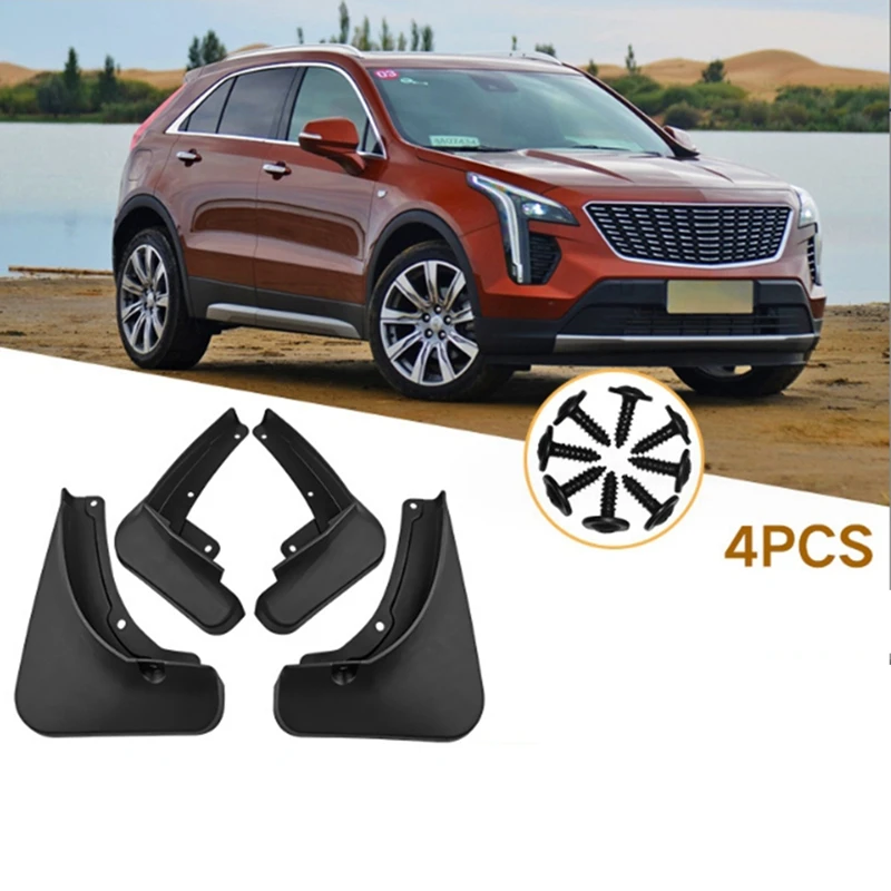 

Mud Flaps For Cadillac XT4 2017-2023 Splash Guards Fender Mudflaps Front Rear Mudguards Car Parts Accessories