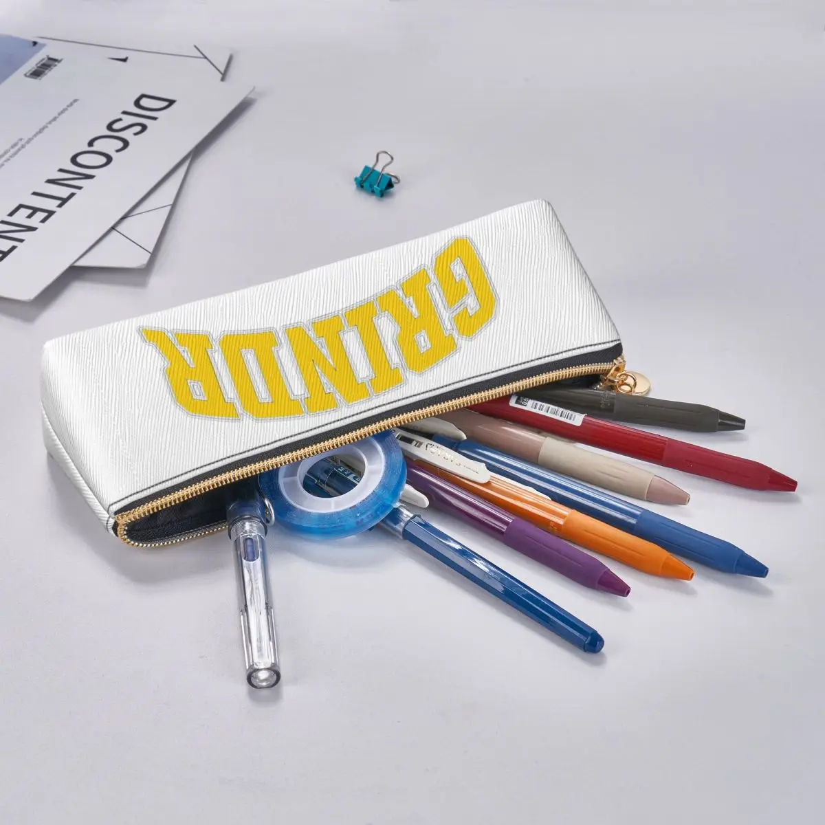 حافظات أقلام رصاص كلاسيكية للشبكة الاجتماعية من Grindr حقيبة تخزين أدوات مكتبية صندوق أقلام حقيبة أقلام رصاص لطلاب المدارس