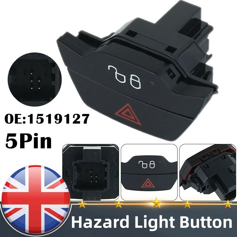 Light Button Lock Unlock Switch For Ford B-MAX C-MAX Ecosport Fiesta Focus Kuga Transit 2008-2019 1519127 Switches Replacement