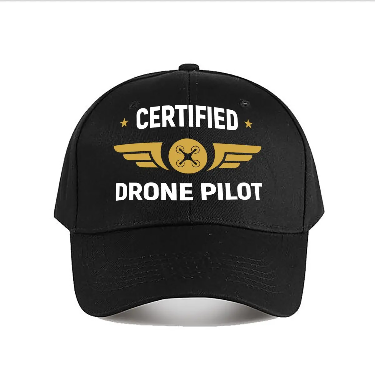 Certified Drone Pilot Wings Baseball Cap Fashion Men Sunhat Women's Outdoor Sports