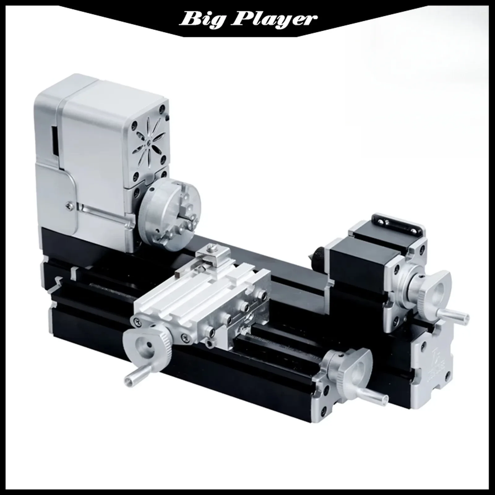 

36W 20000rpm Didactical Mini Metal Lathe Machine Tool for Hobbyist Woodworking Craft All-metal Mini Miniature Lathe