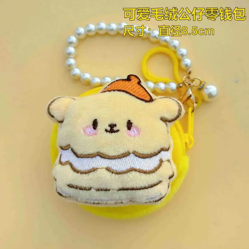 

sanrio Child cartoon storage bag Kuromi Anime Kawaii lightweight fashionable Key storage bag cute miscellaneous coin wallet