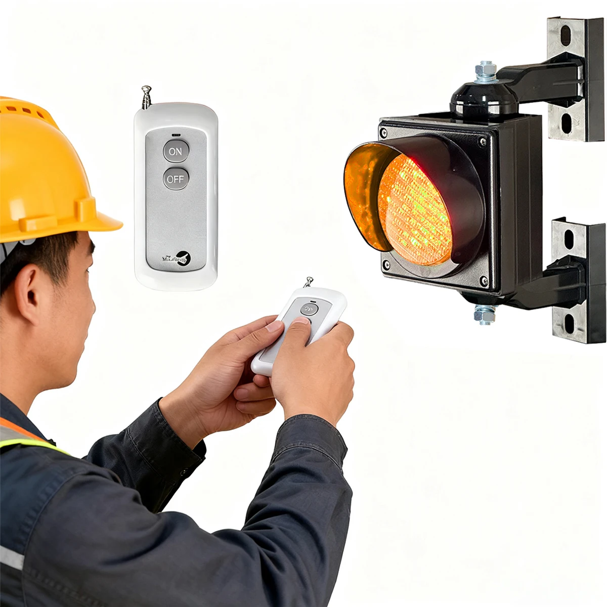 Traffic Light/Traffic Warning Light with Red/Yellow/Green 100mm Waterproof & High - Temperature Resistant Lamps for Various