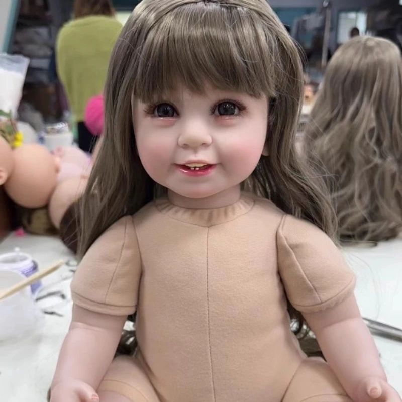 

22-дюймовая кукла-маленькая девочка с шестью зубьями, модель детской одежды, реквизит для съемки. Коллекция, подарок-почадьба