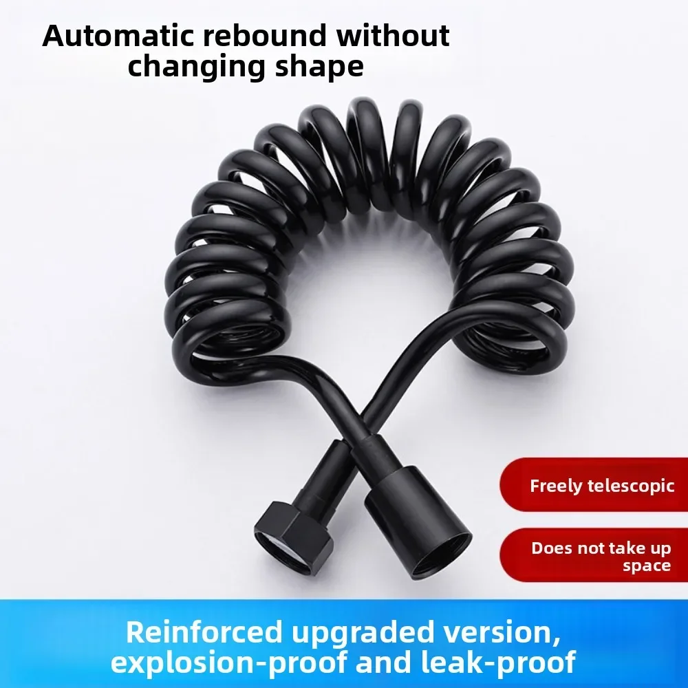 Extendable Garden Hose Wash Basin Bathroom Extensible Watering Hose Water Pipe Telephone Line Sprayer Plastic Toilet Shower Home