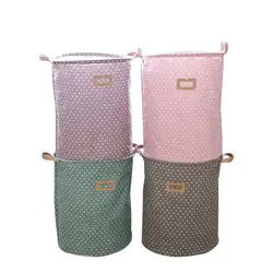 Dot Laundry Hamper Bag Clothes Storage Baskets Home Clothes Barrel Kids Toy Storage Laundry Container