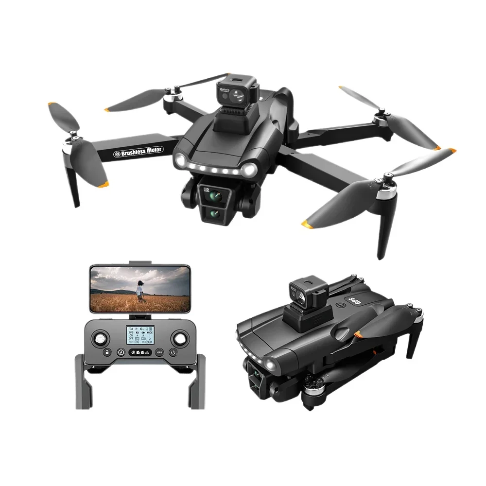 Fyzs V198 MAX Pro Drone GPS 8K มืออาชีพพร้อมกล้อง HD 5G WiFi FPV โดรน RC ไร้แปรงถ่านอุปสรรคส่งคืนอัตโนมัติ