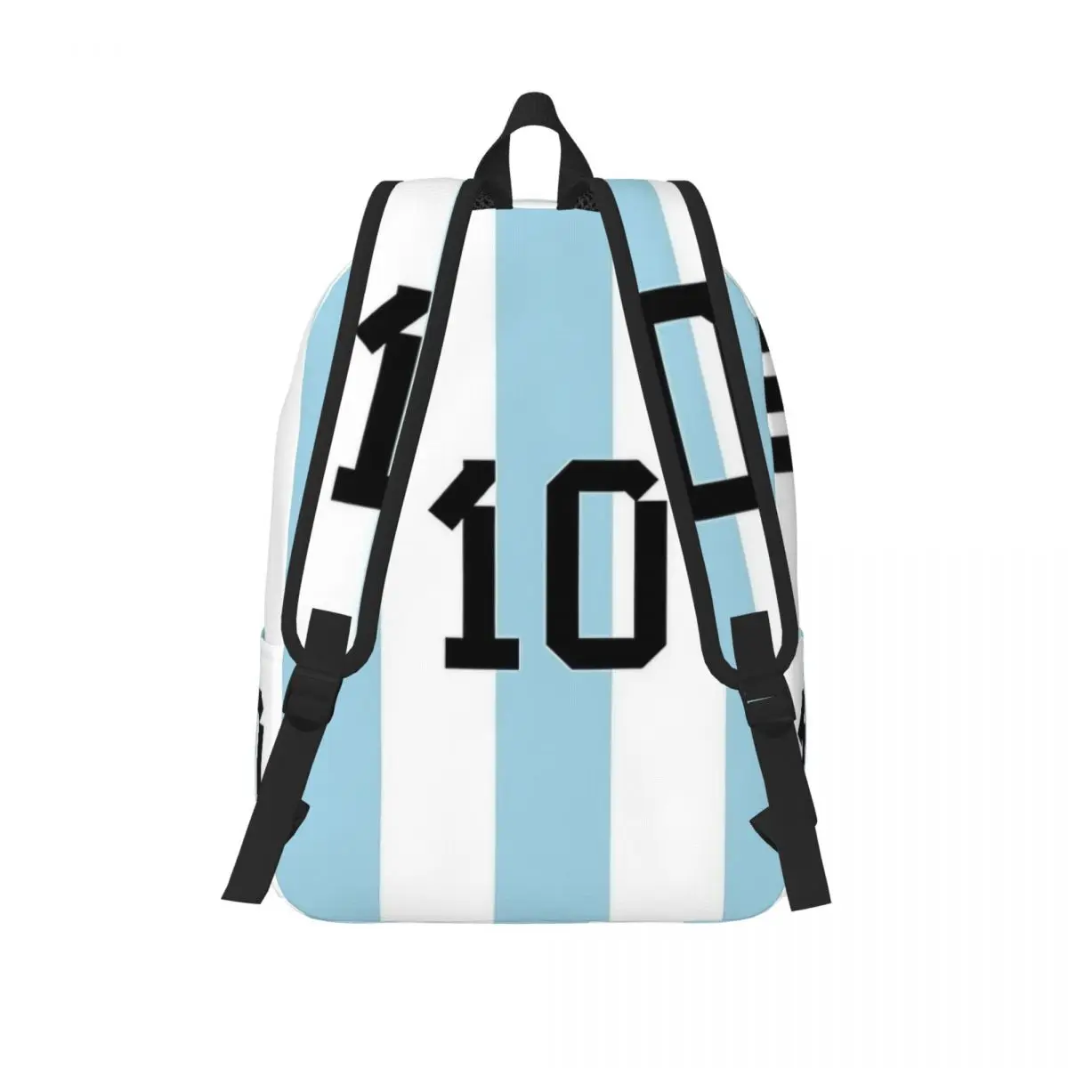 Sac à dos de football Lionel Argentina 10 pour hommes et femmes, sac à dos de travail pour étudiants adolescents, sac à dos en toile pour fans de football, sacs pour ordinateur portable, cadeau