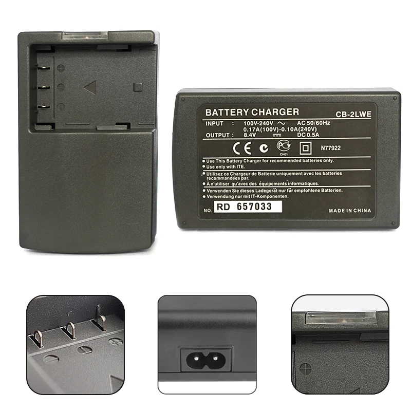 CB-2LWE CB-2LTE Battery Charger For Canon NB-2LH NB-2L Battery MV-850i,880X,880Xi,890,5iMC,6iMC,800i,830i,5i,930,960,790 Camera