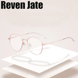 Reven Jate 8901 Fashion Optical Prescription Full Rim Alloy Metal Eyeglasses frame for Women Optical Eyewear Glasses Frame