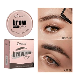 Waterproof 3d Magic Eyebrow Styling Cream Quick-drying Long-lasting Makeup Eyebrow Sculpt Soap Natural Wild Brow Gel Wax 1pc