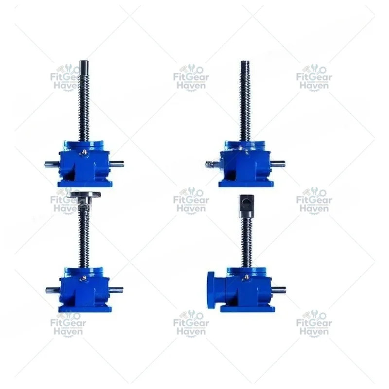SWL1T/2.5T/5T Leading Screw Lifting Collar Cigar Handoperated Worm Worm SWL Lifting Reducer Fixed Lifting Platform Electric Hand