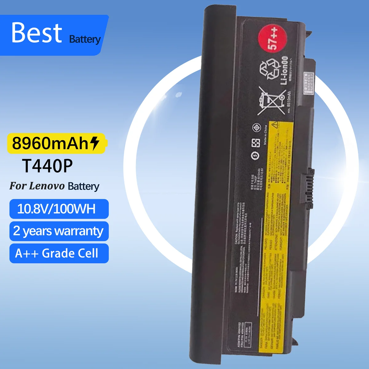 

T440P Laptop Battery For Lenovo ThinkPad T540P T440P W540 L440 L540 45N1152 45N1153 45N1149 45N1152 45N1145 45N1160 57+ 57++