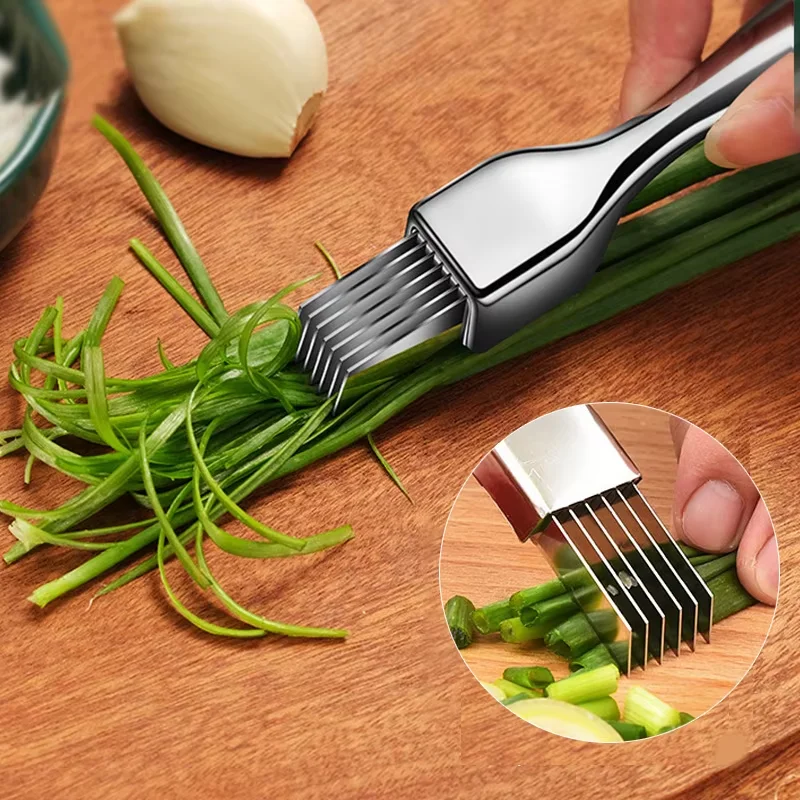 304 Stainless Steel Fast Shred Silk Knife Kitchen Chopper Food Speedy Chopper Green Onion