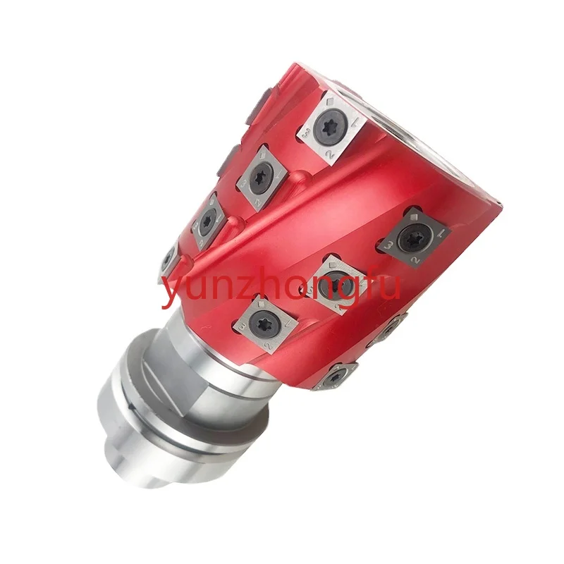 Imagem -04 - Cabeça de Corte Espiral para Carpintaria Moldeador de Eixo Faca de Corte de Madeira com Suporte Hsk F63