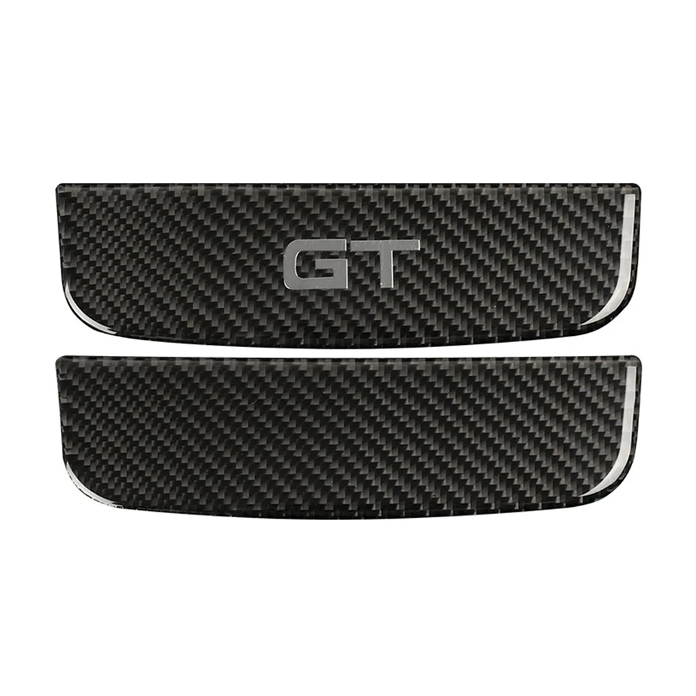 For Ford Mustang GT 2015-2021 Accessories Carbon Fiber Style Interior Car Storage Box Trim Cover Trim Sticker Decal Decoration view 6