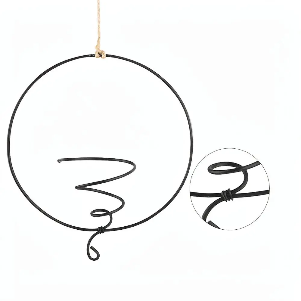 Creative Iron Swirl Holder Foldable Air Plant Stand Tillandsia Hanging Display Rack Home Garden Decoration