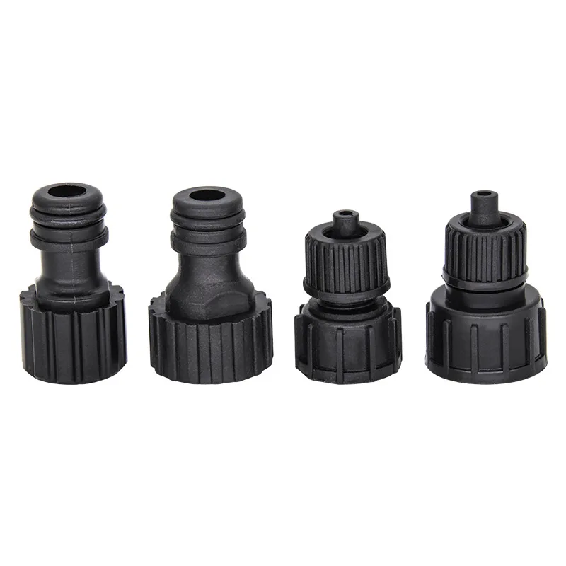 Threaded Fittings Threaded Joint Hydraulics Garden Plastic Quick Coupling Water Pipe  Faucet Adapter