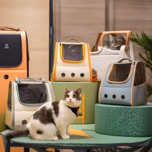 

Pet Backpack Carrier Cat Dog Travel Bag Large Capacity Portable Breathable Double Shoulder Pet Bag For Outdoor Hiking Use