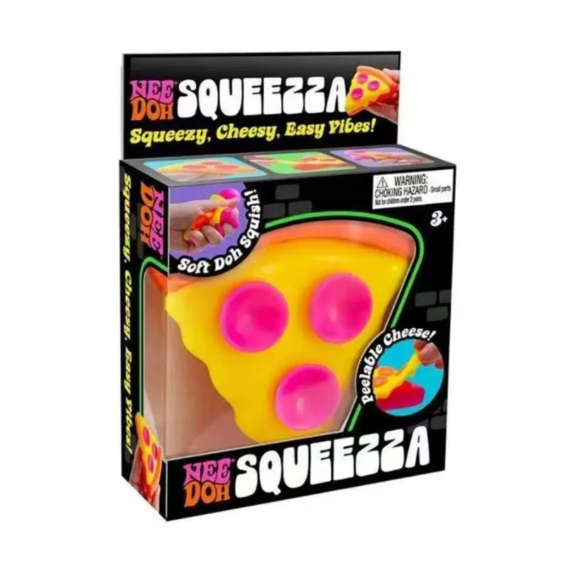 NeeDoh Peace O' Cake Fidget Sensorisches Spielzeug, Weicher TPR Anti-Angst Stressball zum Quetschen für Kinder und Erwachsene, Autismus, ADHS, Beruhigungsspielzeug – Detail 3