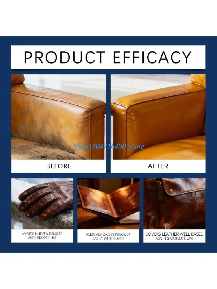 y1gd 100g Comprehensive Leather Care Cream Handbag Restorer for Repairing Coloring & Protecting Leather Surfaces