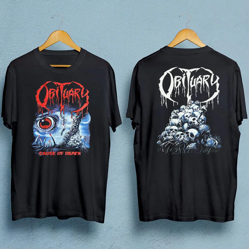 Obituary Cause Of Death vintage print band t shirt