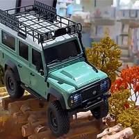 RC MN 111 Model CAR Crawler MN111 1:18 Kit Assembled RC Adult Professional 4WD Off Road Vehicle Led Lights Metal Car Shell Toy G