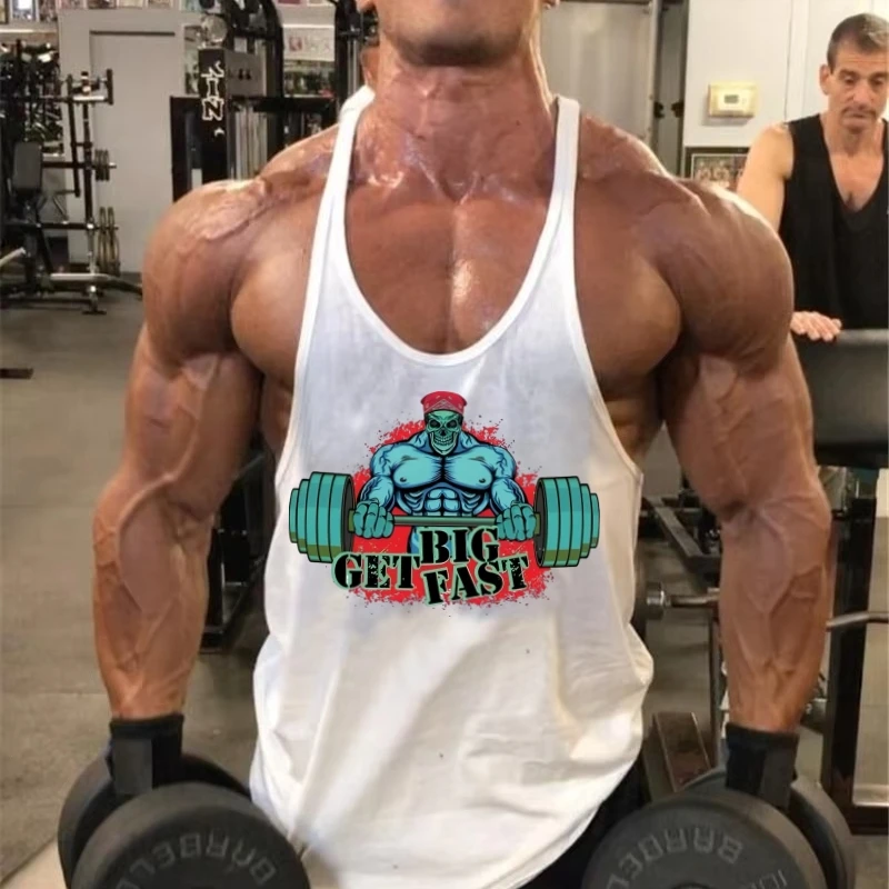 

Men's Gym Strap Vest - Sleeveless Muscle Training Undershirt, Breathable Top for Intense Workouts & Gym Sessions