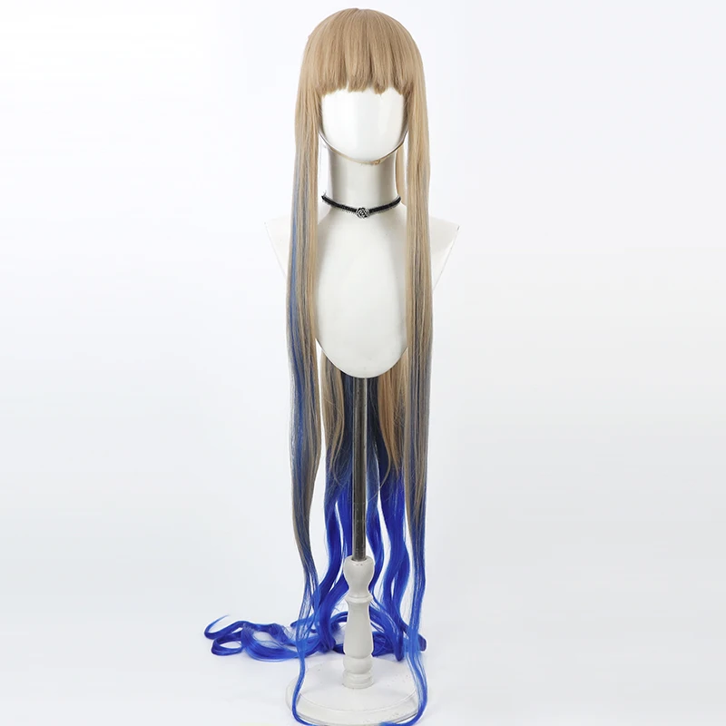 أنيمي FGO ممر نيمو نوح كوس شعر مستعار تأثيري هالوين كرنفال الدعائم الطرف الشعر الاصطناعية ألياف مقاومة للحرارة + غطاء شعر مستعار #2