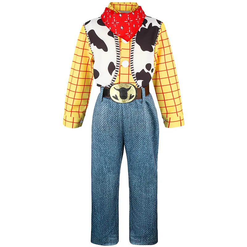 Toy Story Woody Jessie Cosplay Costume for Cowboy Clothing Hat Set Roleplaying Fantasia Outfits Halloween Carnival Party Suits view 2