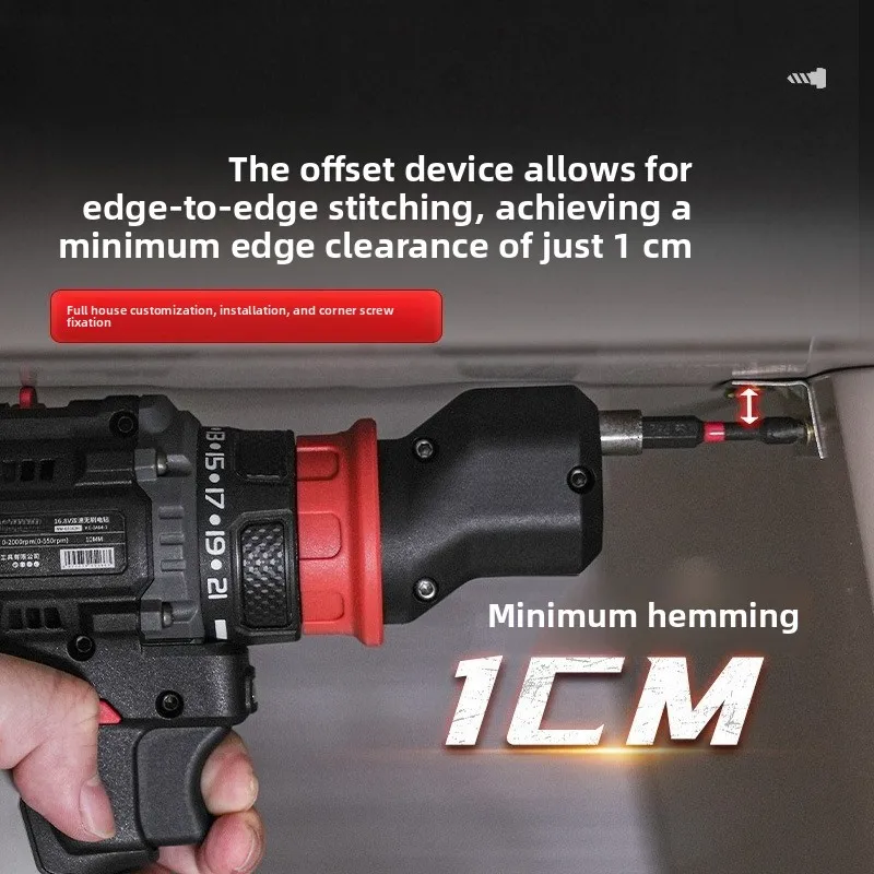 Multi head drill lithium battery brushless electric tool, handheld drill, quick change adapter chuck, electric screwdriver