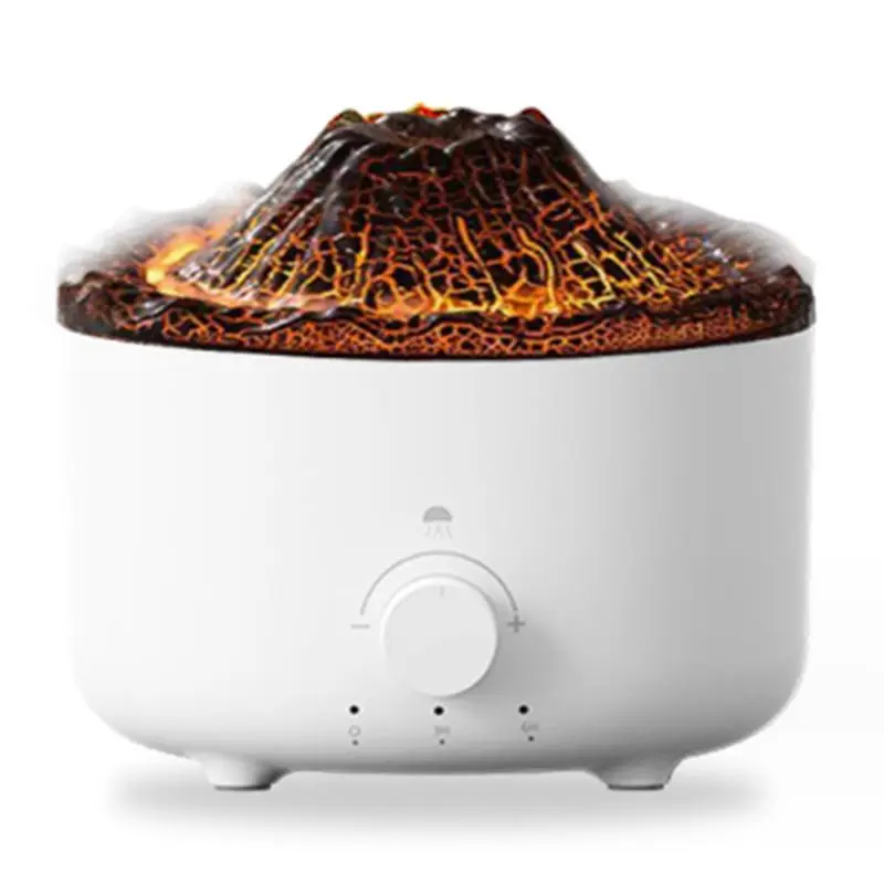 

Ультразвуковой увлажнитель воздуха Flame Diffuser 560 мл с эффектом холодного тумана, дизайн «Медуза», таймер 3/6 часов, для эфирных масел