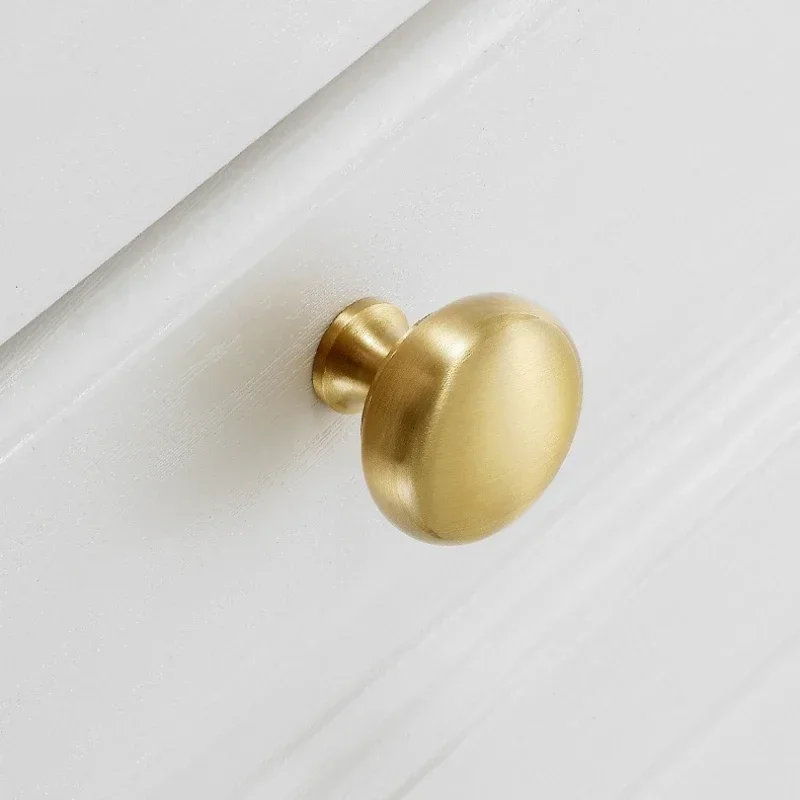 Französische Goldbeschläge für Möbel, Schrankgriffe, robuste Massivmessing-Schubladengriffe, Schlafzimmer-, Küchen-, Schrank- und Garderobentürknöpfe – Detail 17