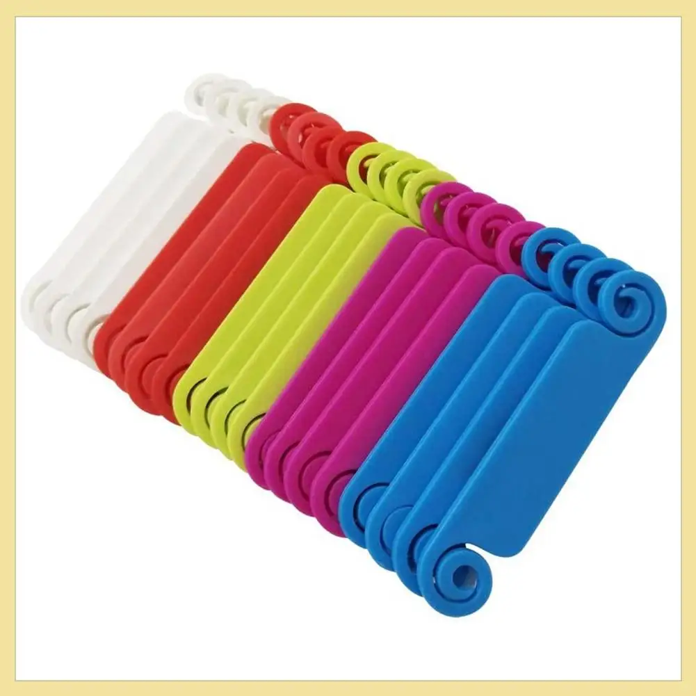 TTKK-80 pezzi Etichette per cavi Etichette per marcare fili Etichette per la gestione dei cavi multicolori Marcatura di identificazione dei cavi con clip