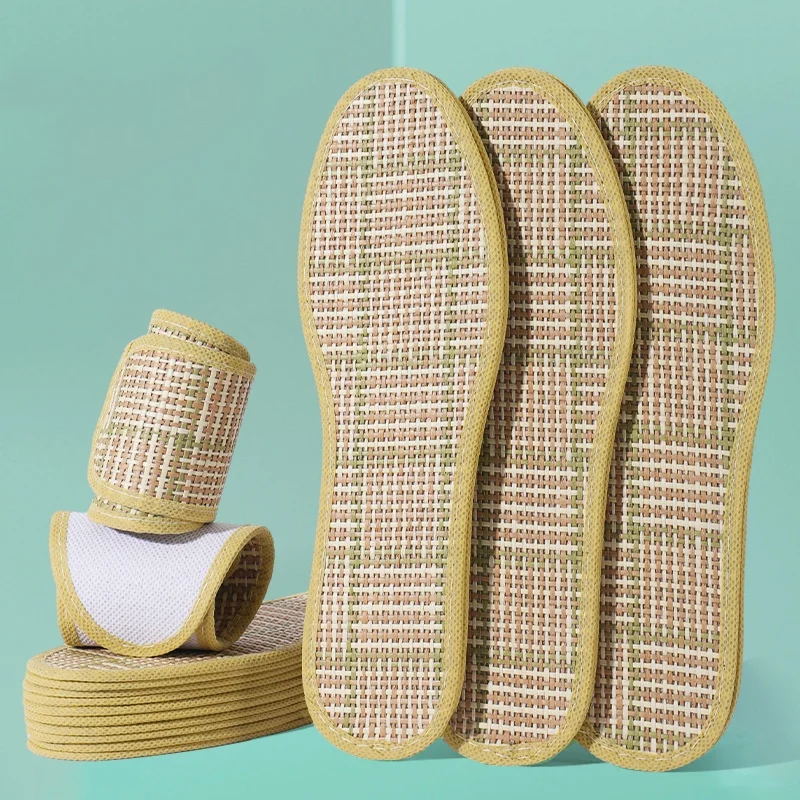 Bamboo Woven Breathable Insoles Sweat-absorbing Deodorizing And Breathable Refreshing Insoles For Men And Women