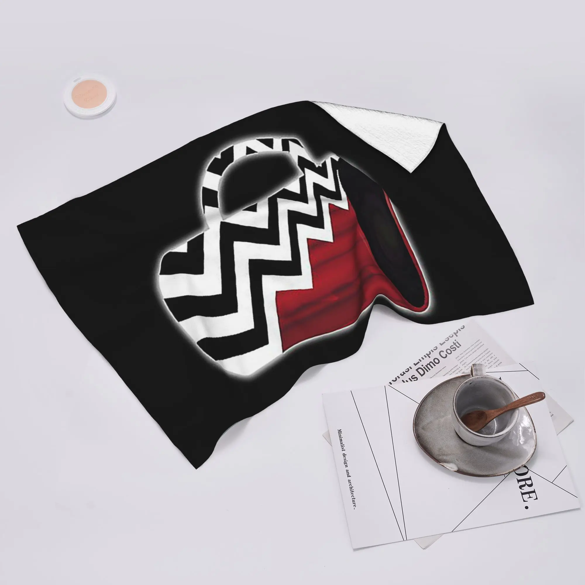 Custom Twin Peaks Red Room Soft Face Towel Quick Dry Pool Bath Cotton Towels Breathable