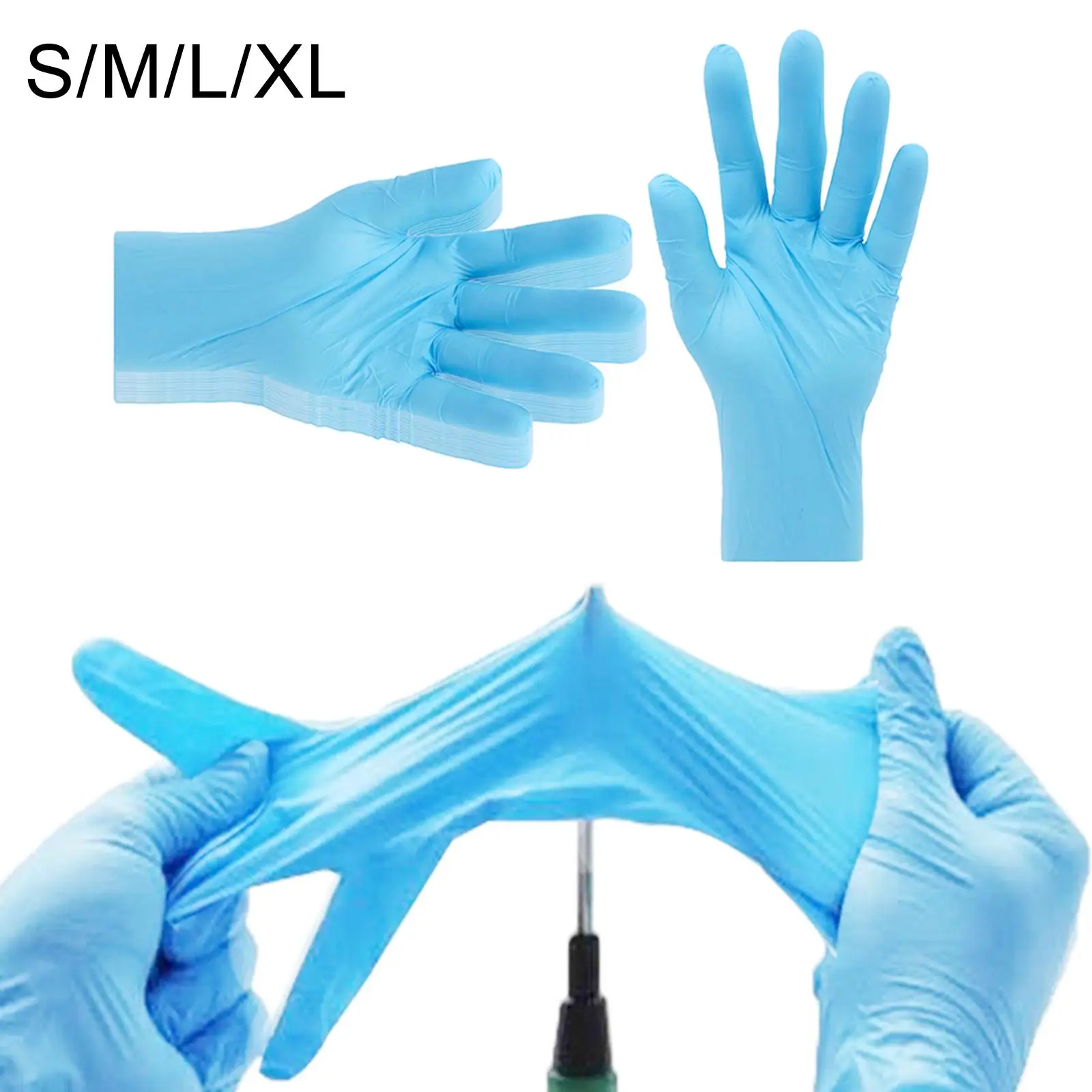 50Pairs Universal Kitchen Household Strong Nitrile Disposable Home Working Cleaning Waterproof