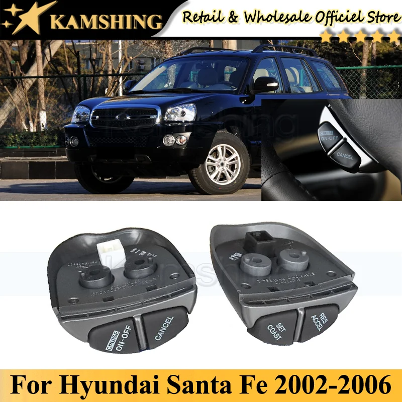 

Kamshing Original Genuine For Hyundai Santa Fe 2002-2006 Steering Wheel cruise control switch