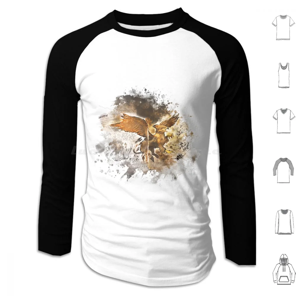 Sweat à capuche Griffin en coton à manches longues, Griffin Ark Survival Evolved, encyclopédie de documentation sur les jeux vidéo, Ark Survival Evolved