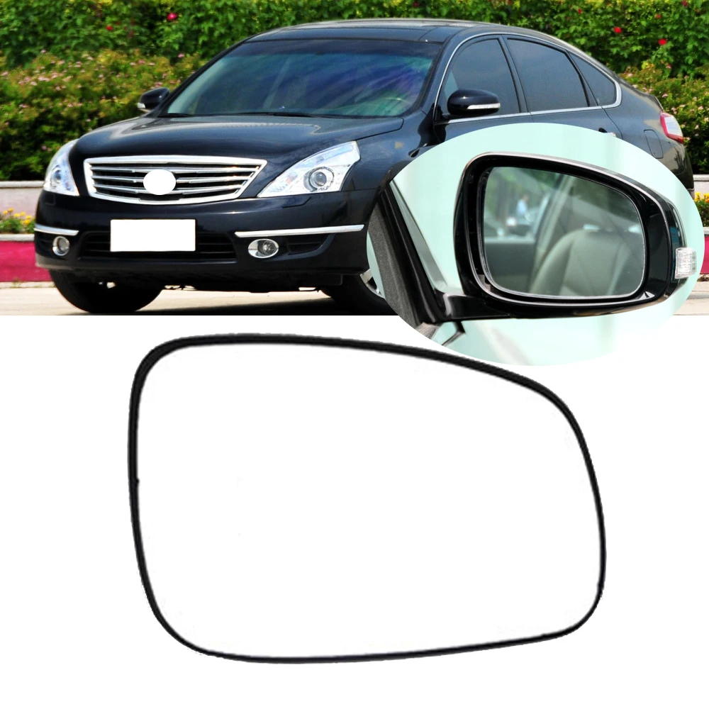 Roavia RearView Door Mirror Side Mirror Cover Light Glass Frame Shell Parts For Nissan Teana Altima J32 2008 2009 2010-2012