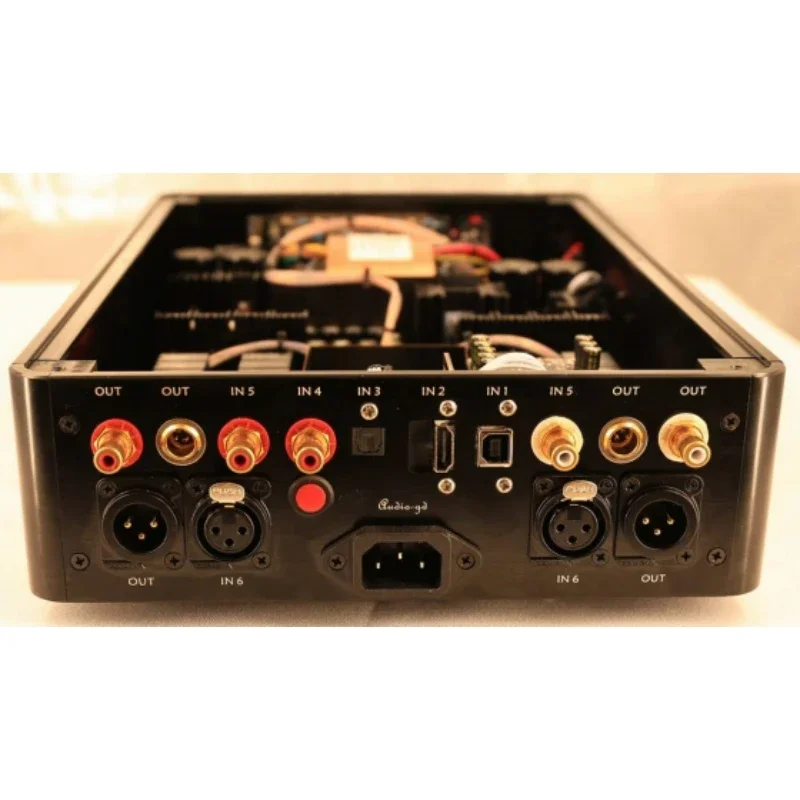 Audio-GD D-28 (ES9038Pro) Discrete Balanced DAC + Balanced Headphone/Preamp Features XLR / RCA Inputs Four Digital Inputs