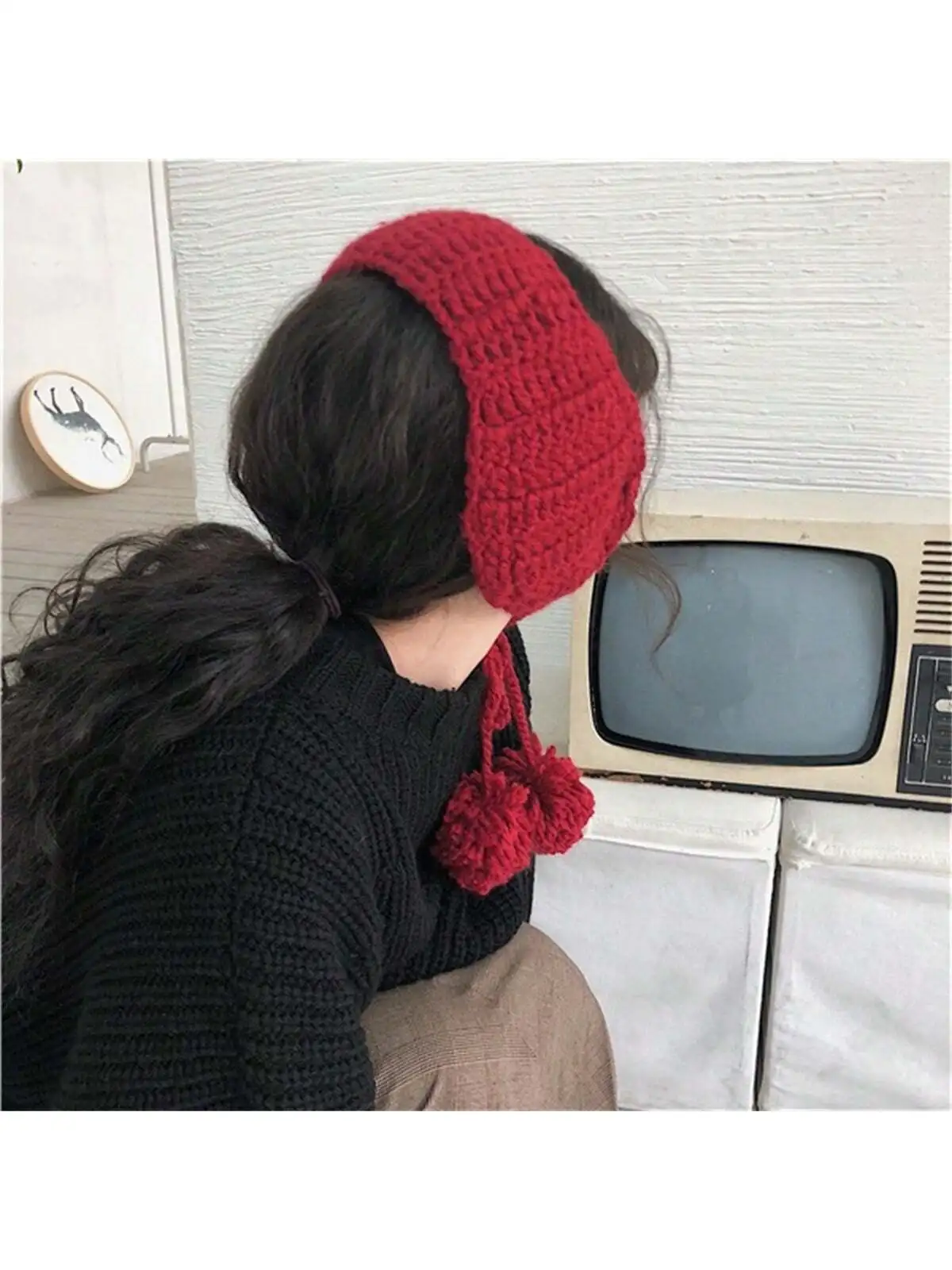 زوج من غطاء للأذنين للتدفئة في الشتاء، طراز كوري، غطاء للأذنين لطيف على طراز Kpop للطلاب، حماية للأذن في الشتاء، غطاء للأذنين من القطيفة، غطاء للأذنين قابل للطي مضاد للتجميد، قبعة عيد الميلاد، هدية عيد الحب