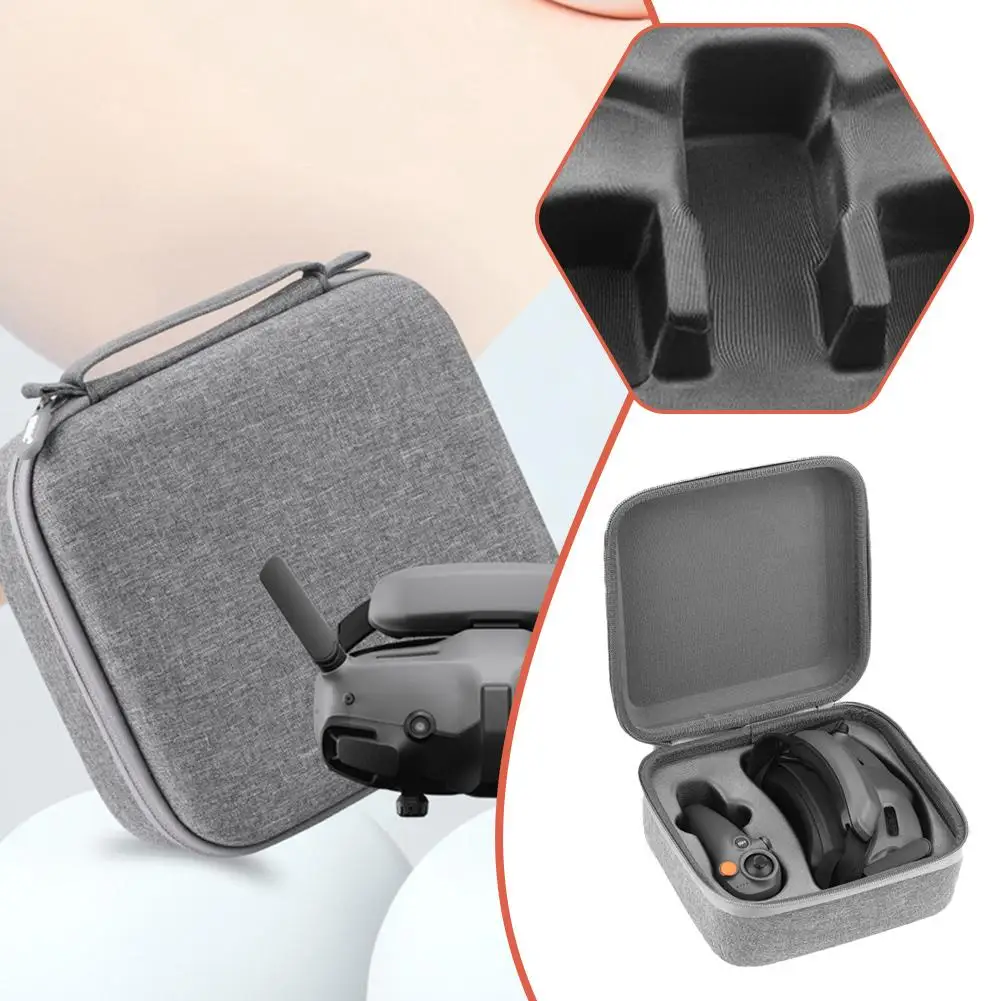 UAbility-Sac de Rangement Portable pour Lunettes Volantes, Bascule, Machine à Croiser, Boîte, Accessoires, Caméra Aérienne, Sac à Main pour DJI AVATA E5J3